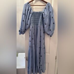 Free People Midi Dress. Never worn. Size XS